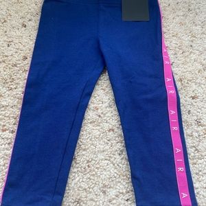 Nike air pants - blue/pink size 2t. New with tags